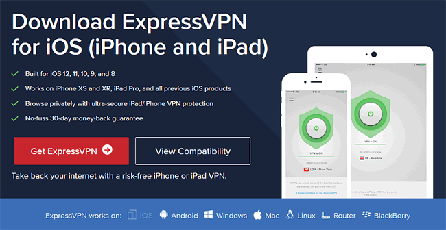 ExpressVPN IOS iPhone