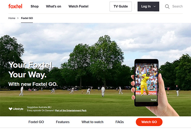 Watch Foxtel Go from anywhere vpn solution
