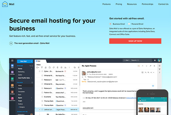 Zoho mail secure vpn solution