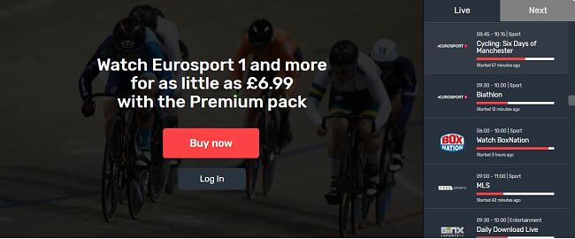 Watch Eurosport from anywhere with TVPLAYER