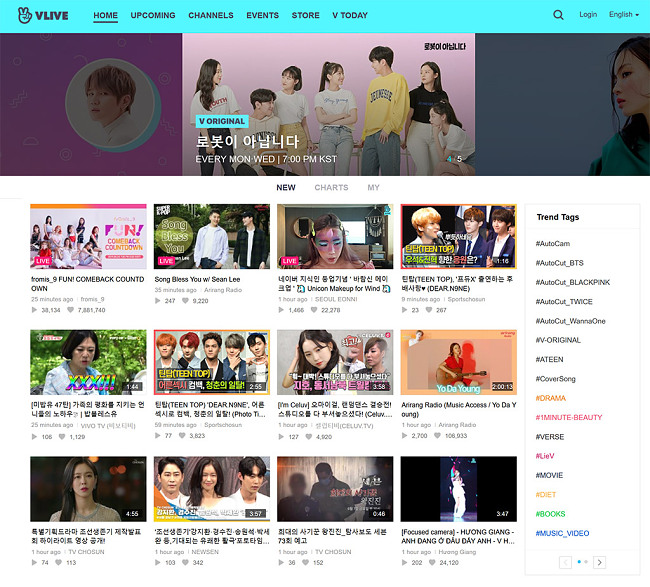 V Live TV Korea watch from anywhere vpn