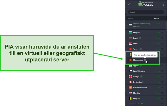 Sk&auml;rmdump av PIA som ansluter till en virtuell geoserver