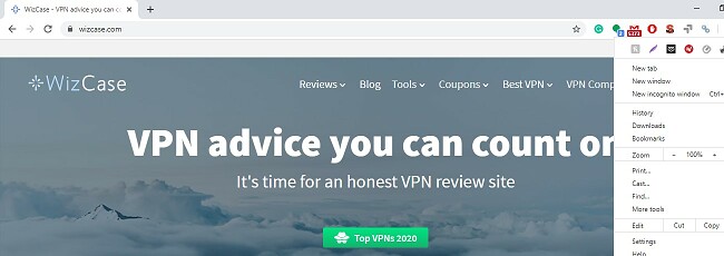 скріншот браузера Chrome