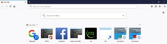 скріншот браузера Firefox
