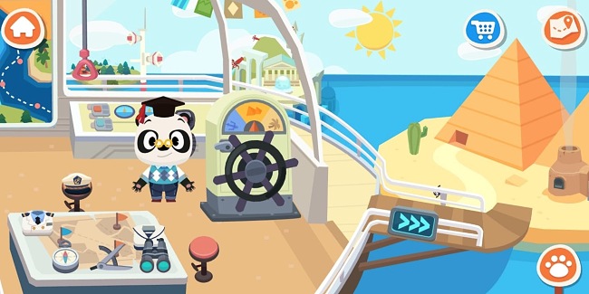 Screenshot of the Dr. Panda on Holiday app
