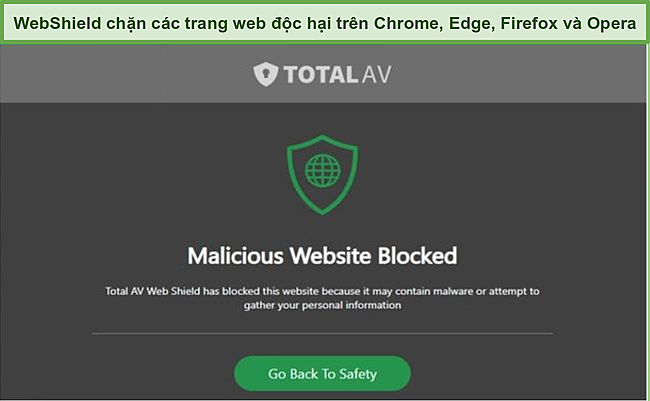 Ảnh chụp m&agrave;n h&igrave;nh giao diện người d&ugrave;ng của nh&agrave; cung cấp TotalAV tr&ecirc;n điện thoại th&ocirc;ng minh, m&aacute;y t&iacute;nh bảng v&agrave; m&aacute;y t&iacute;nh để b&agrave;n.