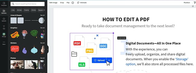 Canva PDF Editor