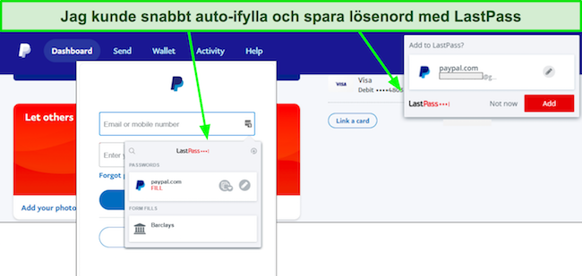 Sk&auml;rmdump av LastPass autofyll-funktion