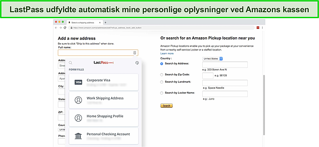 Sk&aelig;rmbillede af Jeg var grundigt imponeret over LastPass's autofyld-funktion.