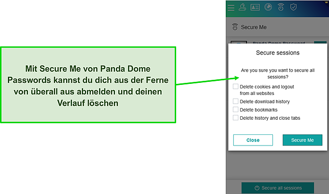 Mir gef&auml;llt, dass ich schnell meinen gesamten Browserverlauf und meine Daten entfernen konnte, um das Tracking von Adware zu verhindern.