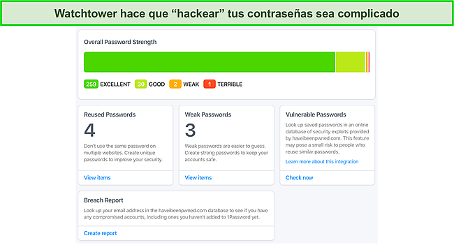 Captura de pantalla de la p&aacute;gina de inicio de sesi&oacute;n de la cuenta de clave secreta de 1Password.