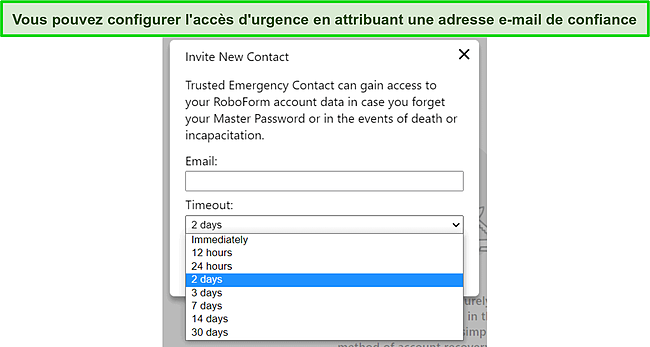 Capture d'&eacute;cran de Roboform.