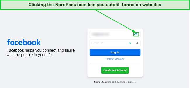 NordPass&rsquo; auto-fill saves a lot of time on web forms